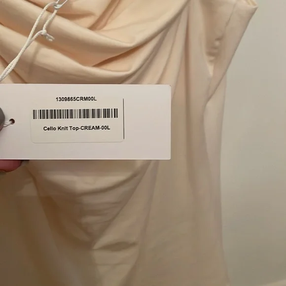 NWT - Reformation Cello Knit Top in Cream size Large - Picture 4 of 6
